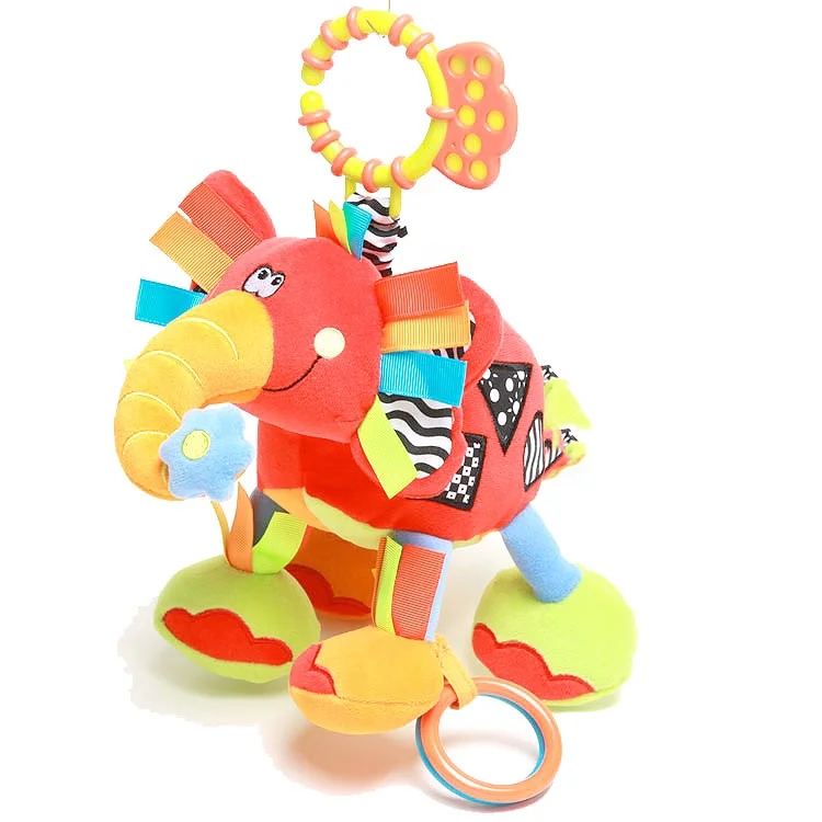 Baby Plush Musical Hanging Elephant Toy