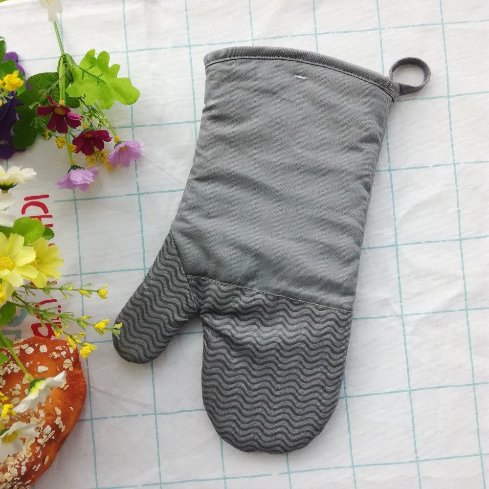 silicone oven mitt neoprene pot holder cotton magnetic pot mitt kitchen set
