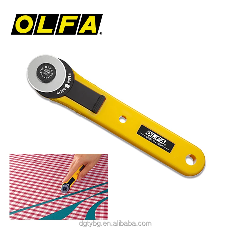 OLFA RTY-1/G 28mm Small Rotary Cutter rotating blade fabric cutter