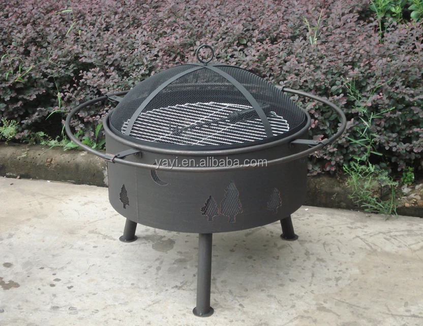 outdoor cutout firepit