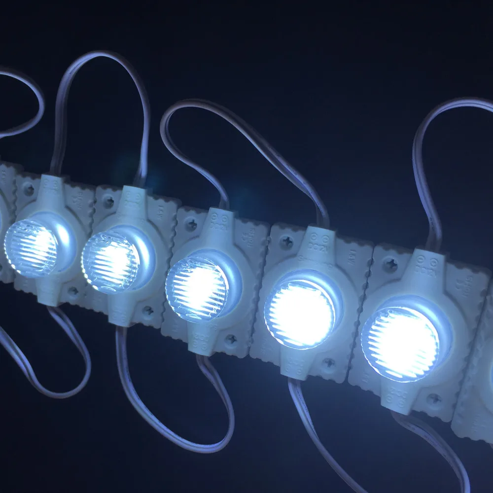 3030SMD LED Module with Lens for Light Box  White 160-200LM IP65 with Tape Adhesive Back