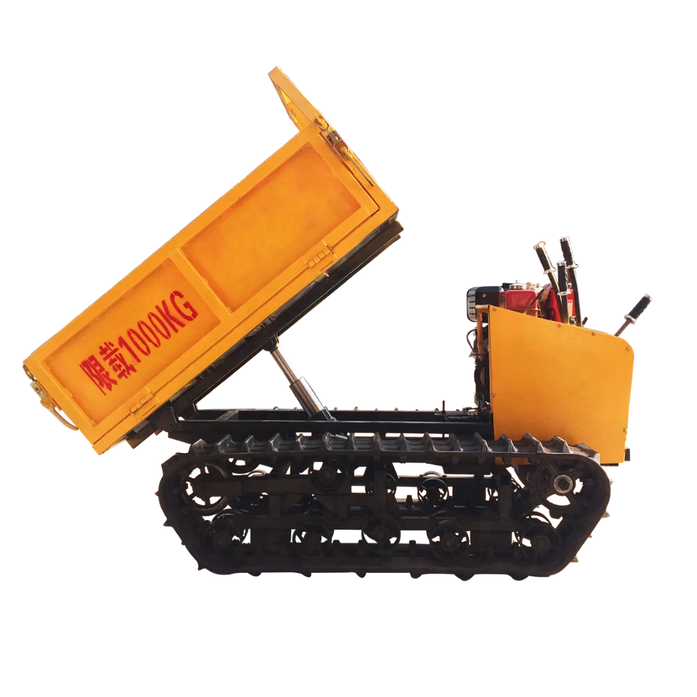 Mini  crawler  type mini dumper rubber track
