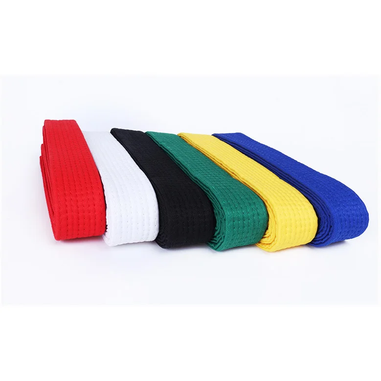 Custom multi colors martial arts rank belt judo taekwondo master karate belts