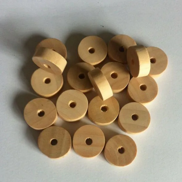 Круглое деревянное колесо «сделай сам» с отверстиями натуральные деревянные