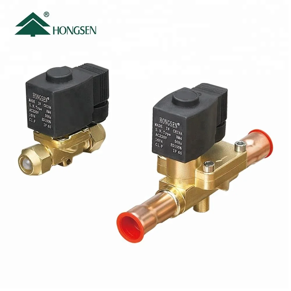 3/8ODF 3/8SAE brass valve body Connector Solenoid Valve HV8M3 HV8M3T