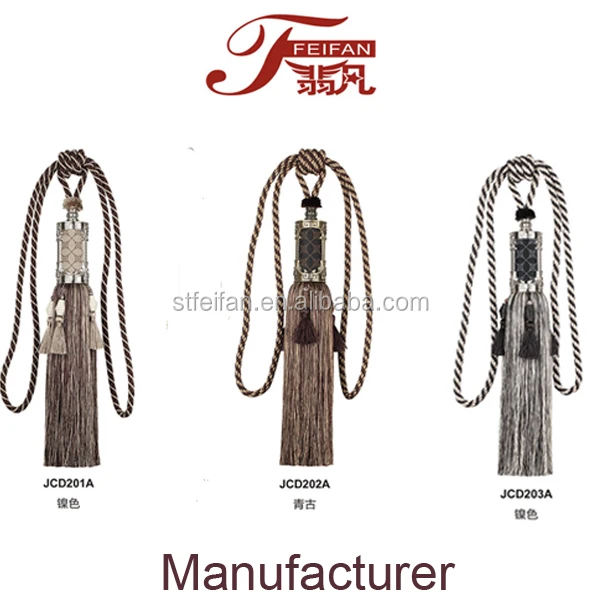 
JCB202A window curtain tieback curtain hook tassels tieback 