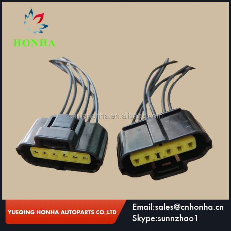 6 Pin MAF Mass Air Flow Sensor wireharness Connector Plug Clip pigtail