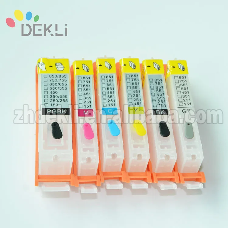 PGI-750 CLI-751 Refillable ink cartridge for Canon IP7270 MG6370 MG5470 CISS kit Cartridge with ARC chip