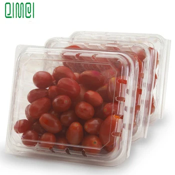 Custom clear blister clamshell  cherry tomatoes packaging box