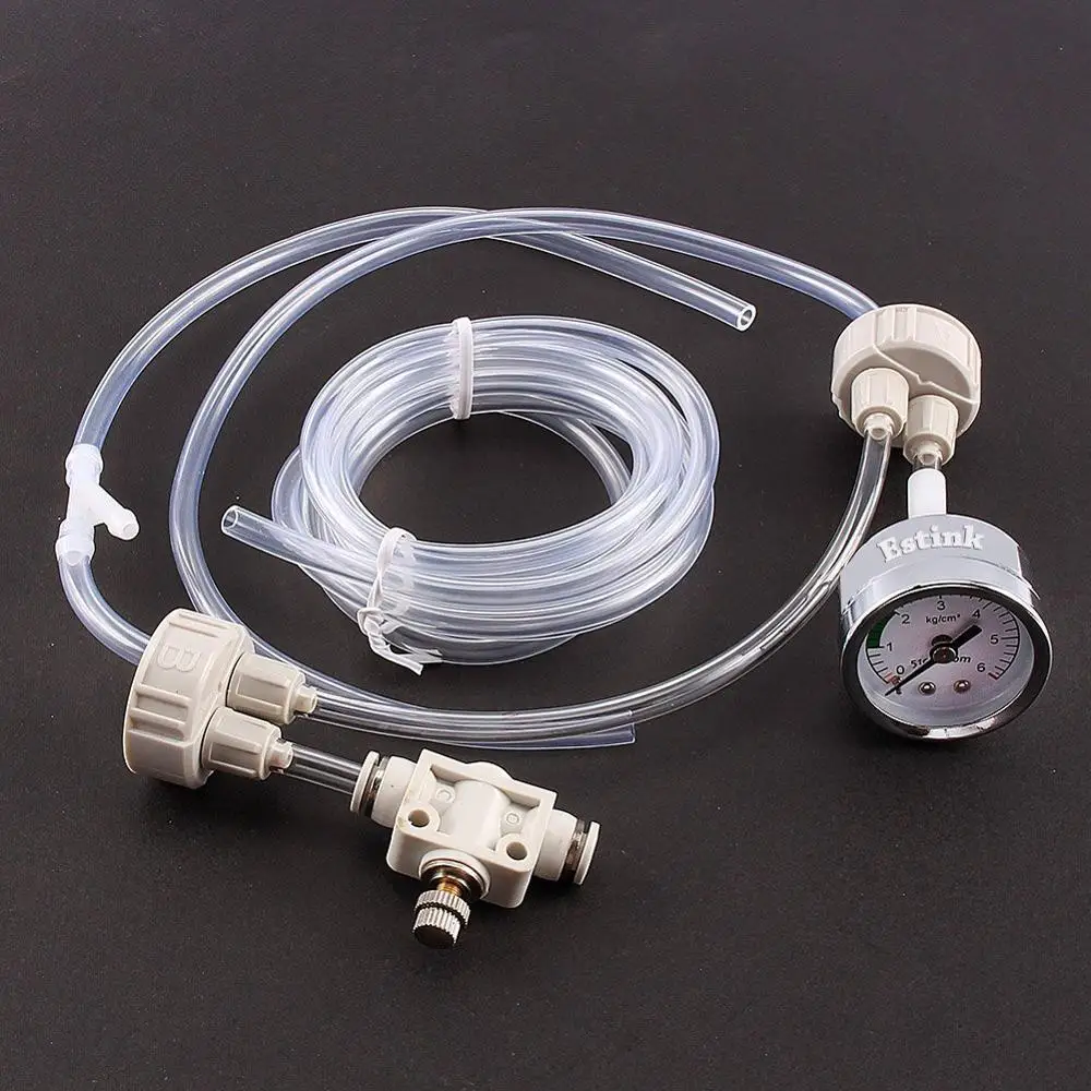 
DIY aquarium planted tank CO2 system kit pro tube valve guage bottle cap D201 