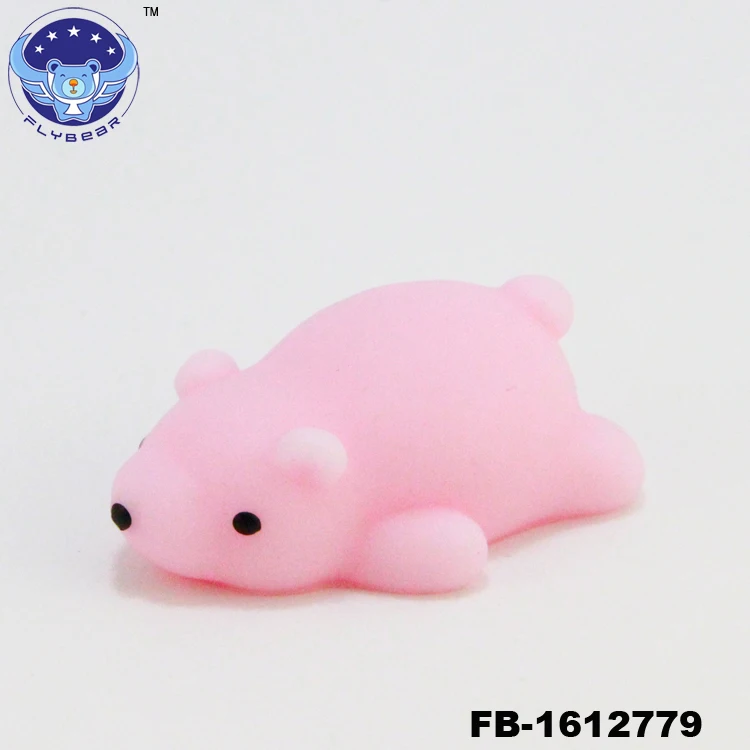 Squeeze Slow Rising Toys Mochi Squishy Toys Flybear Hot Sale TPR Mini Mochi Squishy Animal Stress Relief Other Baby Toys Soft