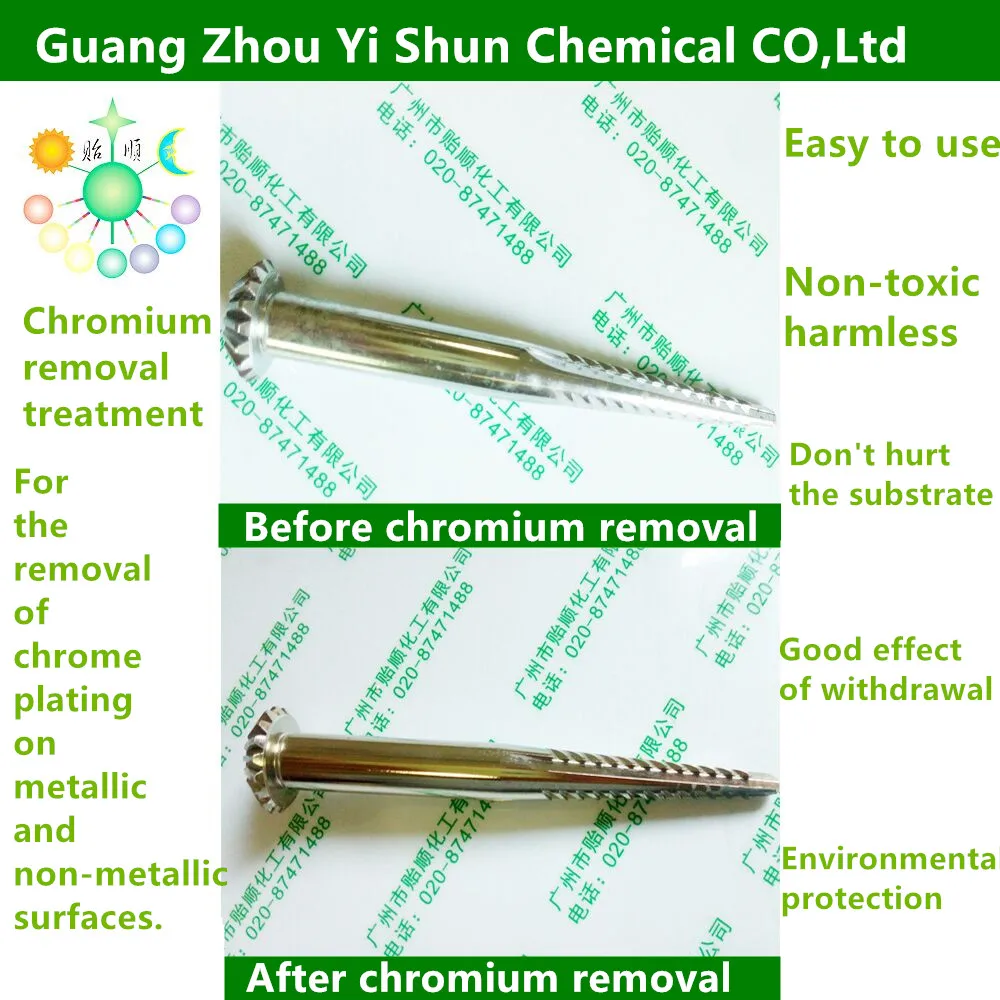 
Room temperature vacuum chrome plating removal agent Chrome plating stripping agent 