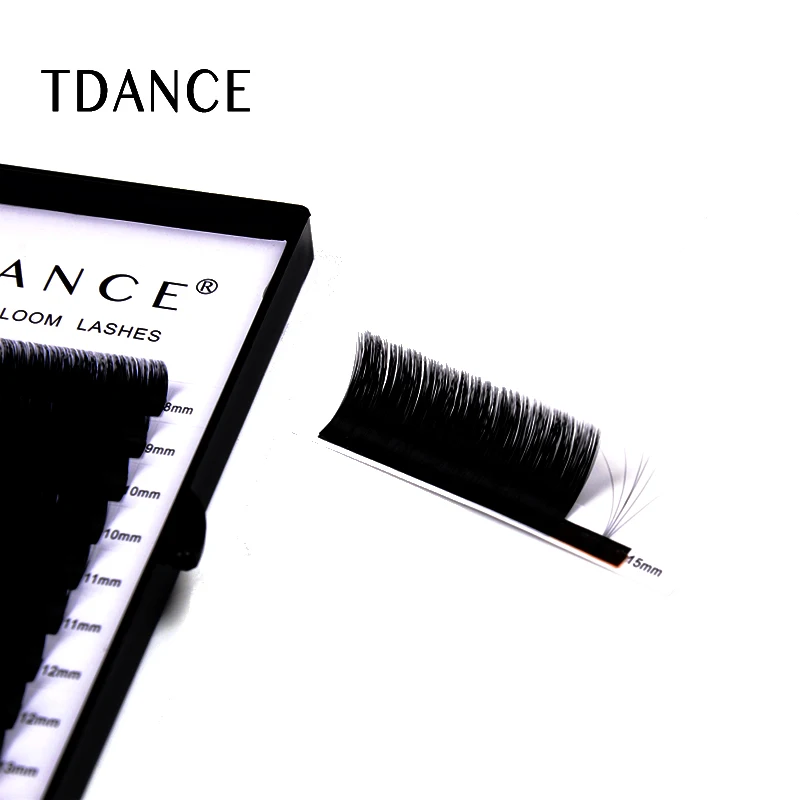 Custom Package Lash Silk Mink Blooming Eyelashextensions Easy Fan Lashes Easy Fans Eyelash Extension Best Korean PBT Fiber 1tray