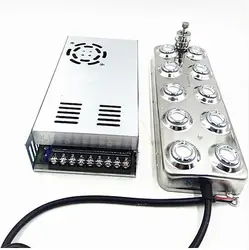 DC 48V New Ultrasonic Atomizer Industrial Humidifier Fog Machine Parts 5Kg/H Ultrasonic Mist Maker Fogger 10 Head With Power