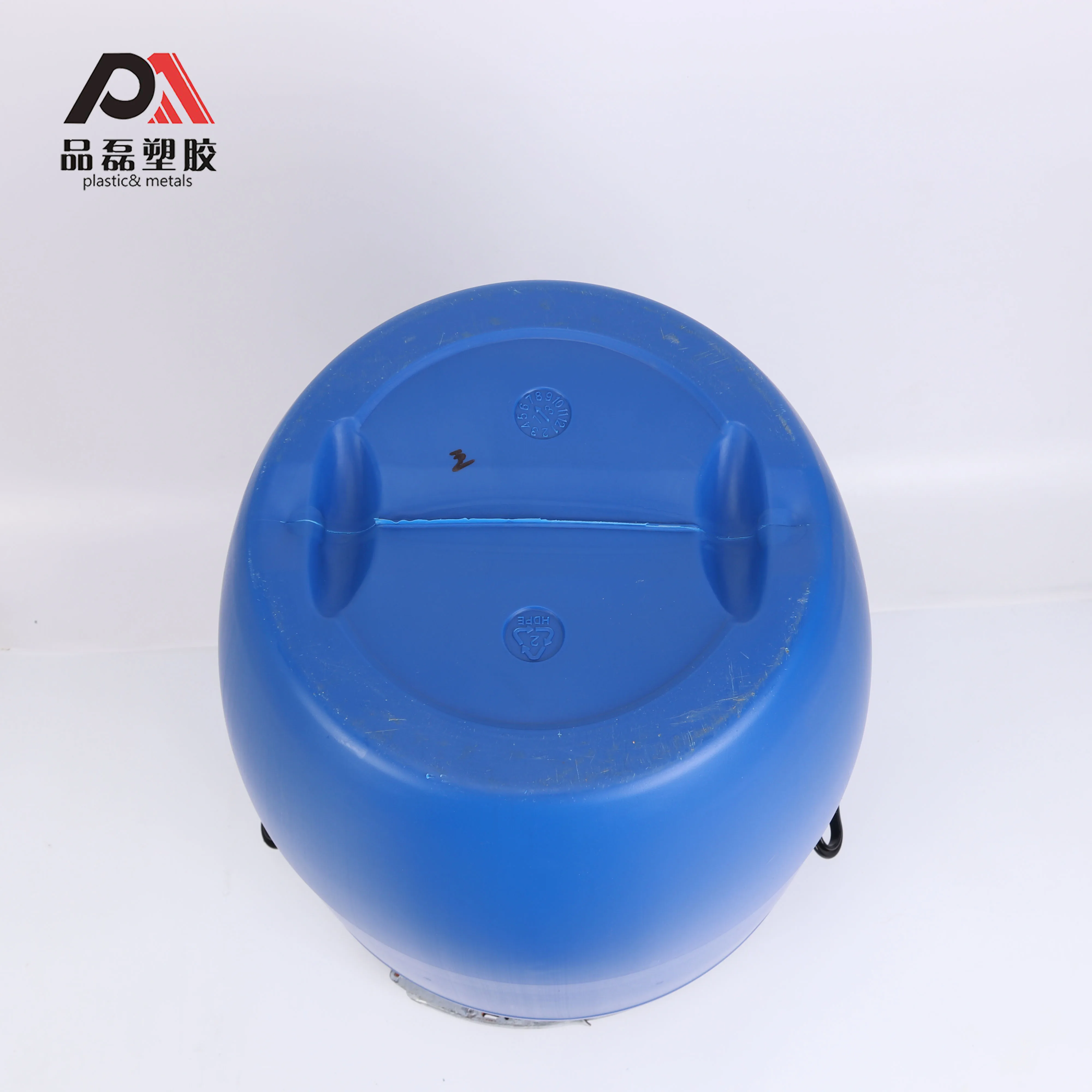 
Food grade 200 liters blue plastic drum 55 gallon 