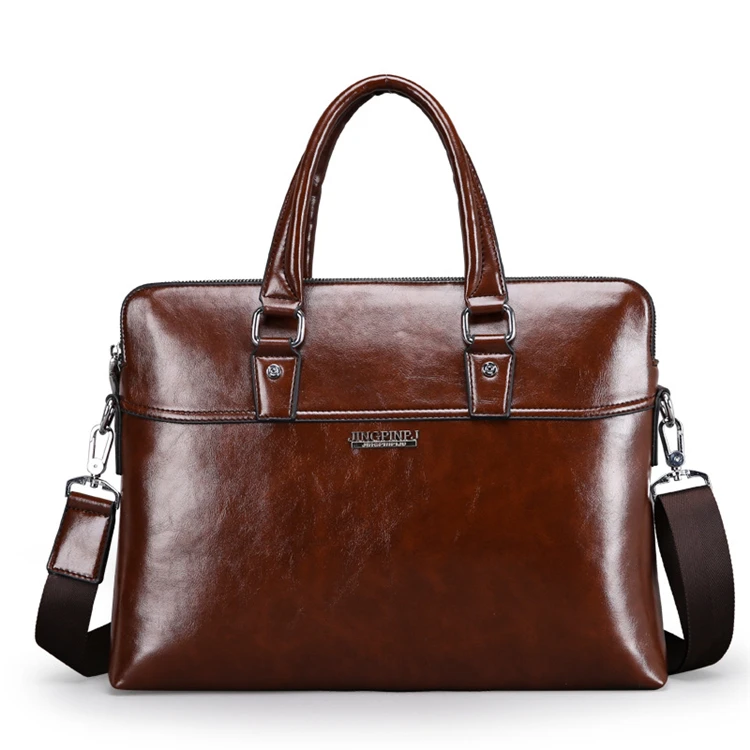 custom high quality laptop vintage leather bags men office