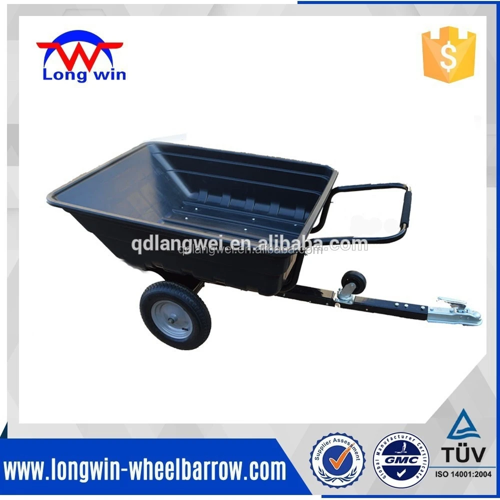 
Utility small farm garden tractor trailer / lawn tipping ATV trailer 