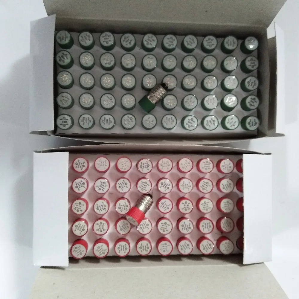 CE RoHS High Brightness 10mm Diameter E10 Mini LED Lighting Bulb 230V AC/DC