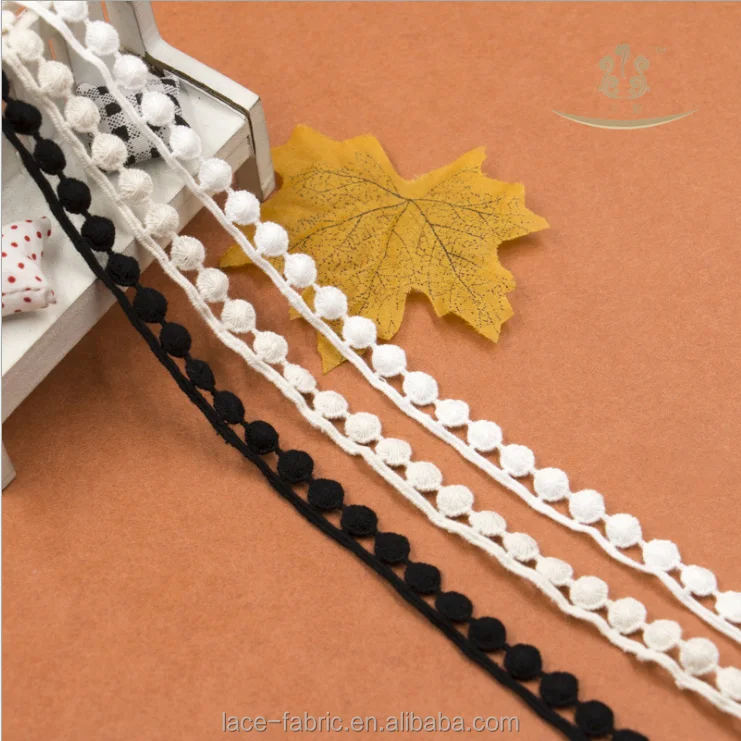 
 Помпон кружева 3 вида цветов для выбора по дизайну головного изготовителя  