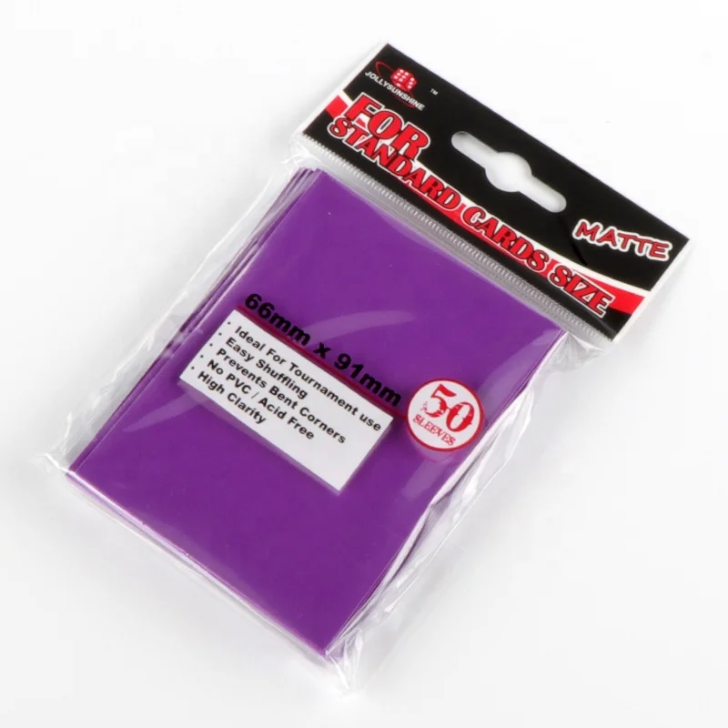 Hotselling fashion customized game hide sleeves trading card sleeve cardholder card case sleeves sheet protector