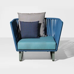 High Quality Leisure Lounge Furniture Waterproof Set Garden Modern Sectional Aluminum All Weather Outdoor Sofa