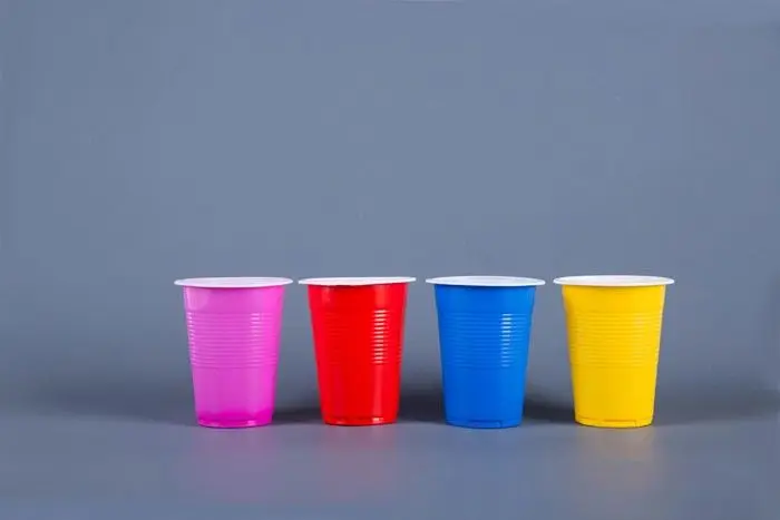 6oz 180ml disposable clear plastic cup Vending Style Drinking Glass