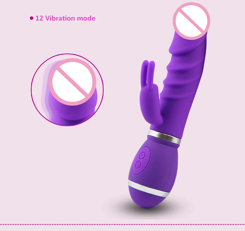 Electric Adult Sex Toy Girl Finger Thrusting Anal G Spot Old Woman Double Rabbit Penis Vibrator Big Realistic Dildo For Men