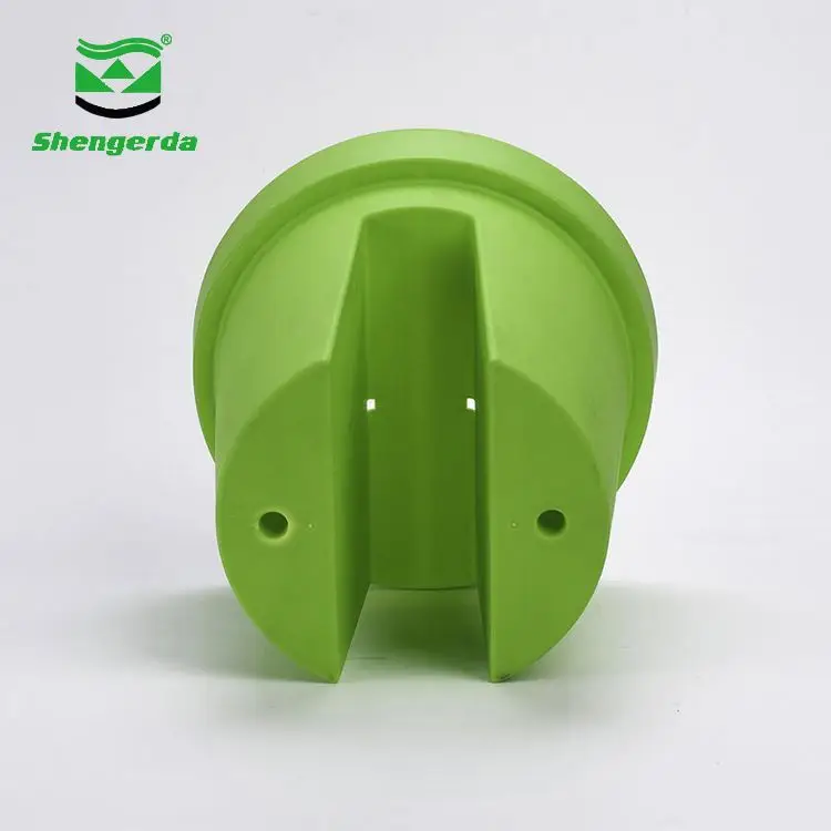 Leizisure Railing Pot Wall Hanging Half Round Garden Plastic Flower Pot For Fence