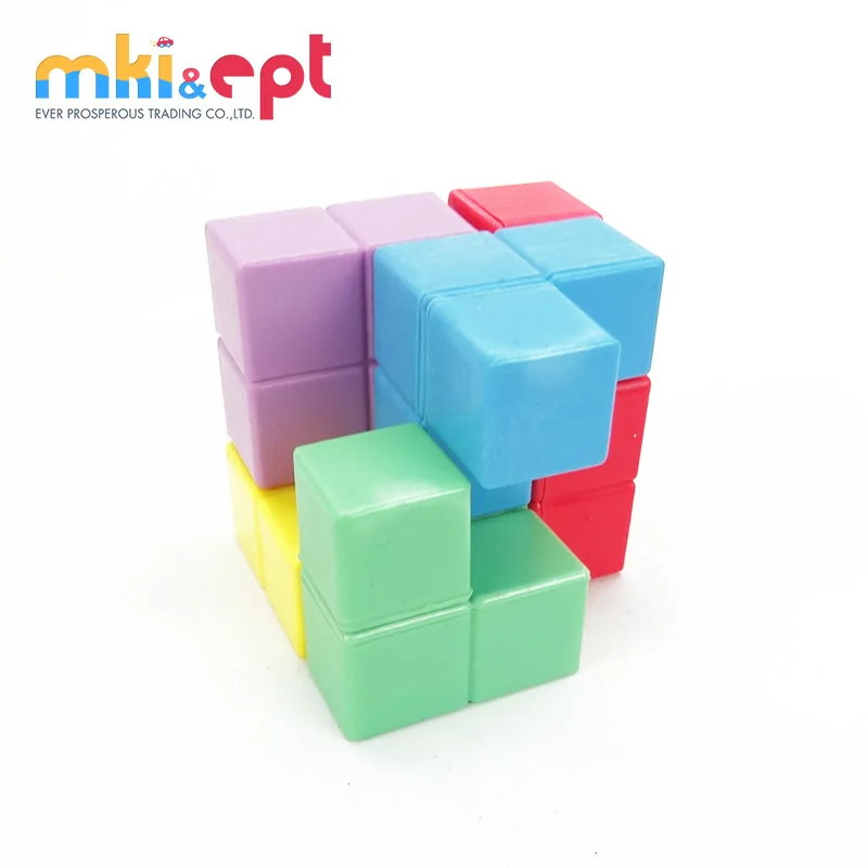 Лидер продаж детский Интеллектуальный пластиковый 3d куб-головоломка 3x3 для продажи