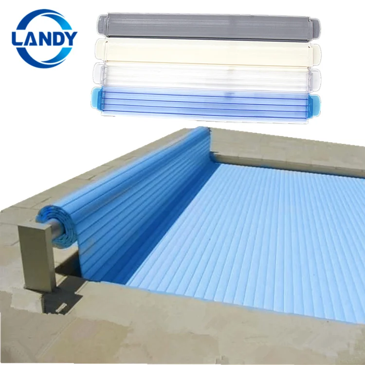 Guangzhou Auto Swimming Pool Cover Supplier Anti-UV Polycarbonate Swimming Pool Cover Slats