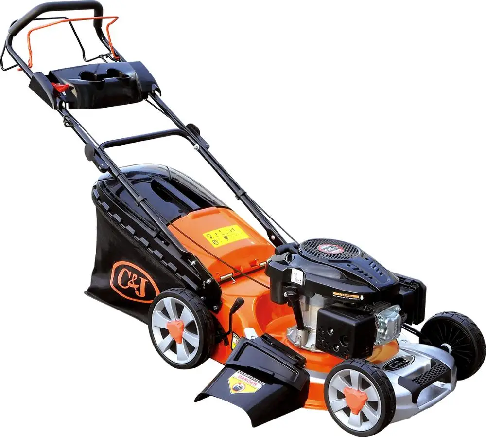 Зеленая газонокосилка CJ21G4IN1B675EXI многофункциональная 4 в 1