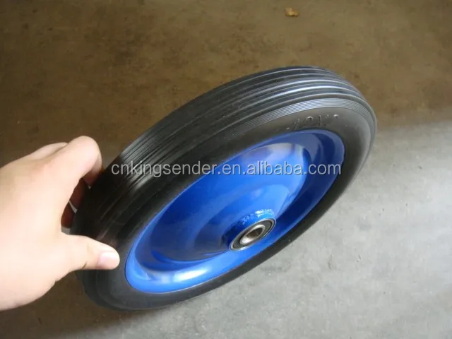 lowes semi-pneumatic rubber wheel