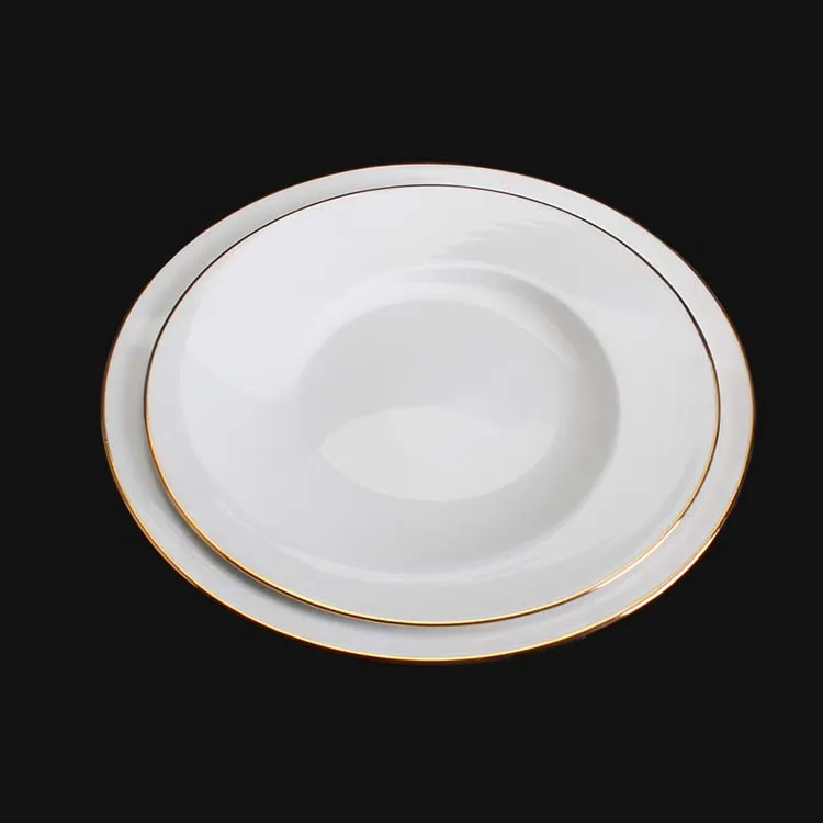 wholesales fine bone china 14 inch round printing plate