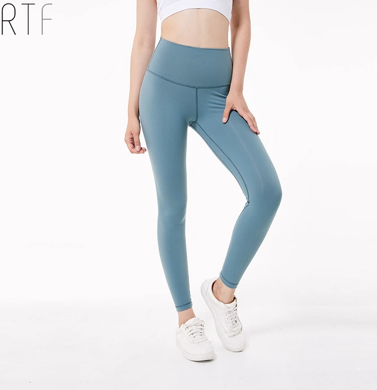 Custom high quality yoga clothing recycled fitness leggings with RPET fabric