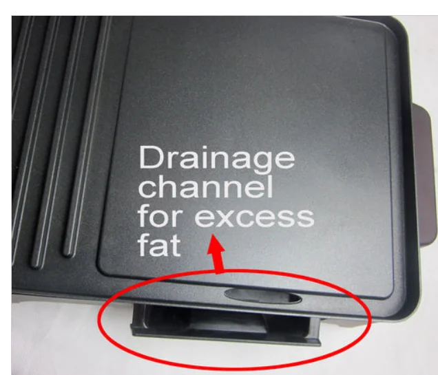 2 in 1 ceramic coated electric griddle and grill