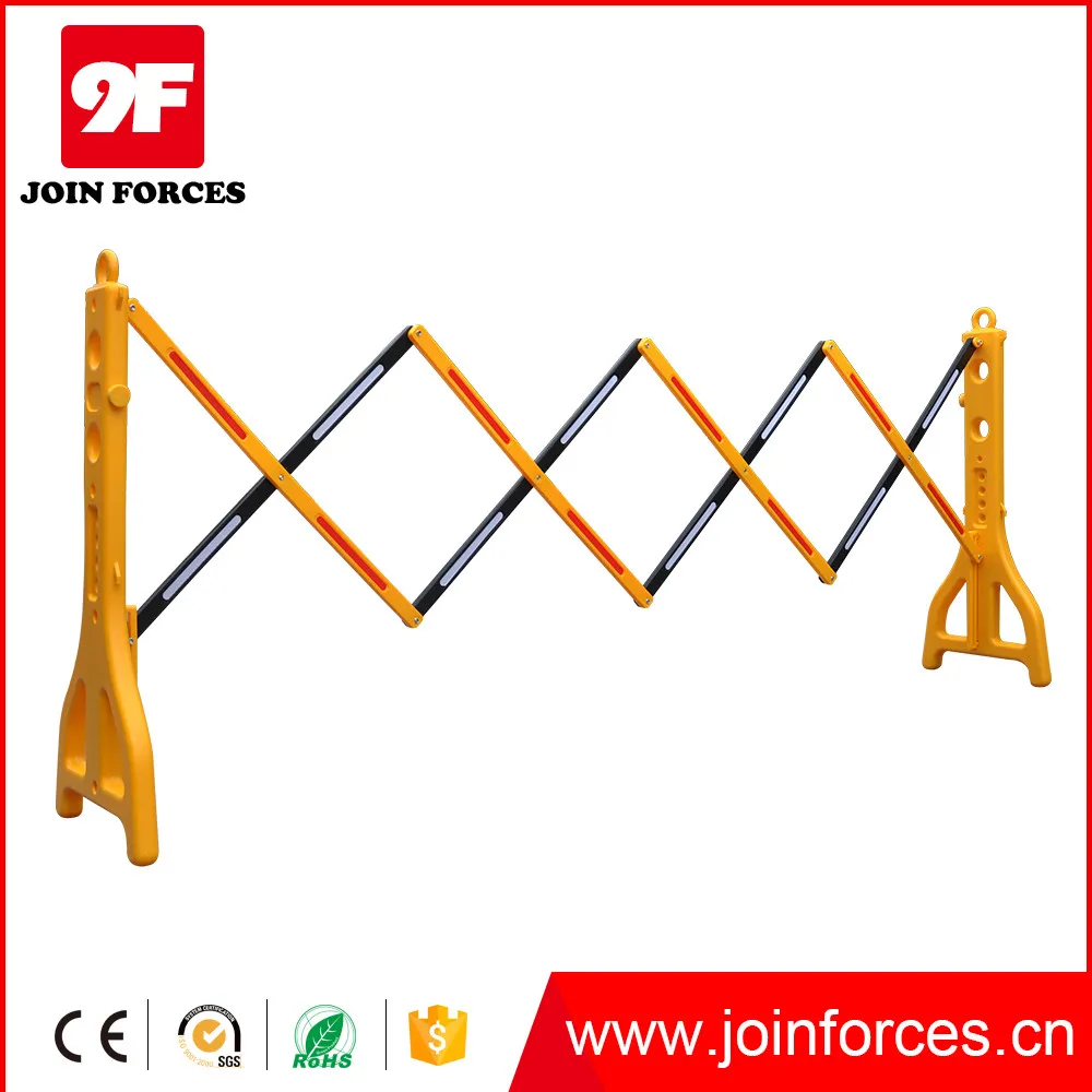 Plastic expandable safety barrier barricade construction fence