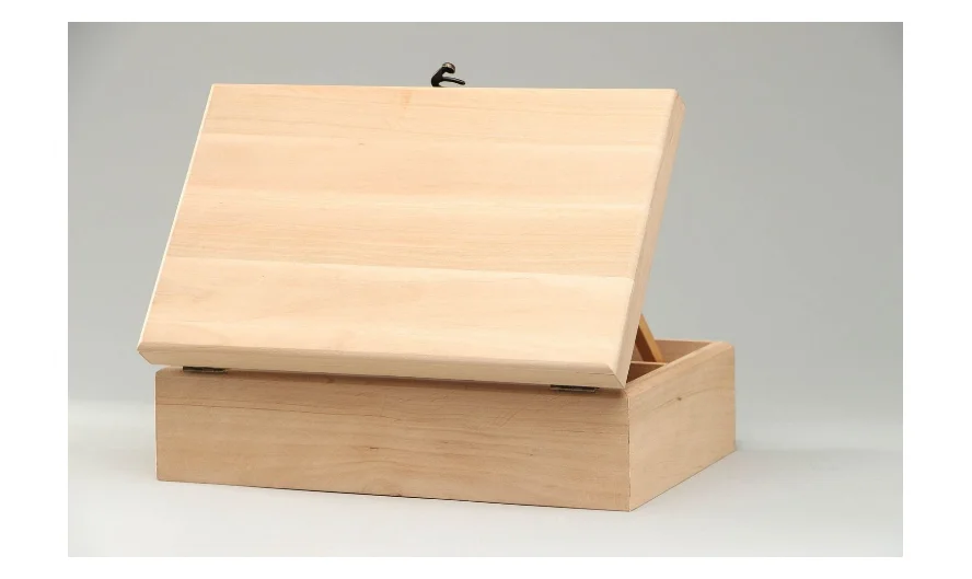 Деревянная коробка для чайных пакетиков ручной работы