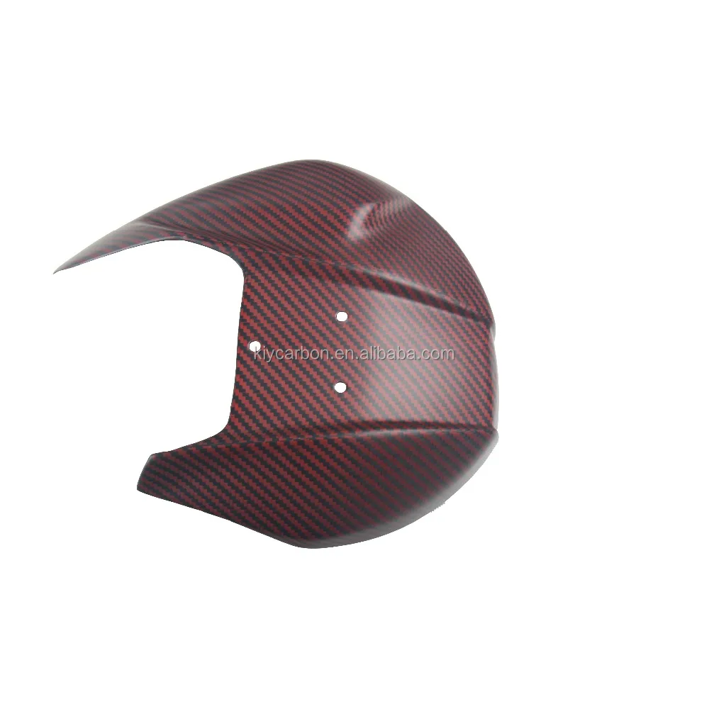Красная Обложка для выхлопных газов мотоцикла из углеродного волокна для Ducati Panigale 1199