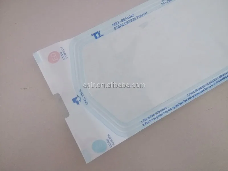 
Sterile Self Adhesive Bags for Surgical Glove And Scissors 