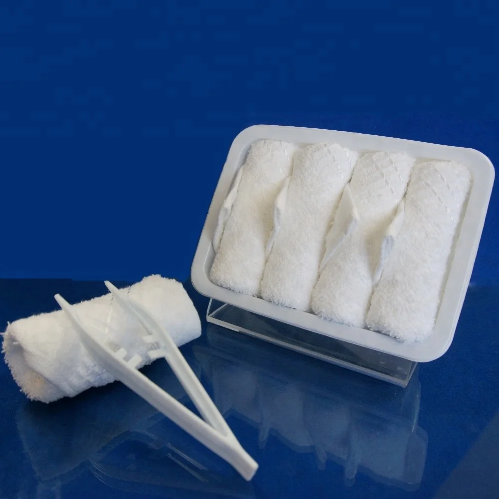 Best selling Satin Viscose first class airline hot and cold cotton towel for restaurant