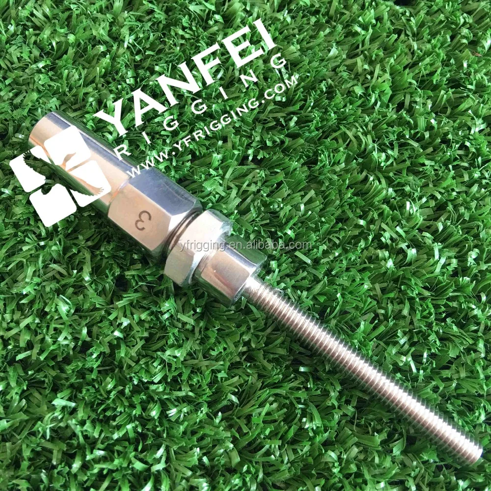 Stainless Steel 316 Rigging Thread Stud Swageless Terminal