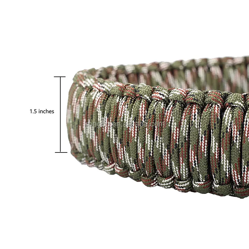 KongBo Upgrade High Quality 100% Hand Made 550 Nylon Paracord Dog Collar