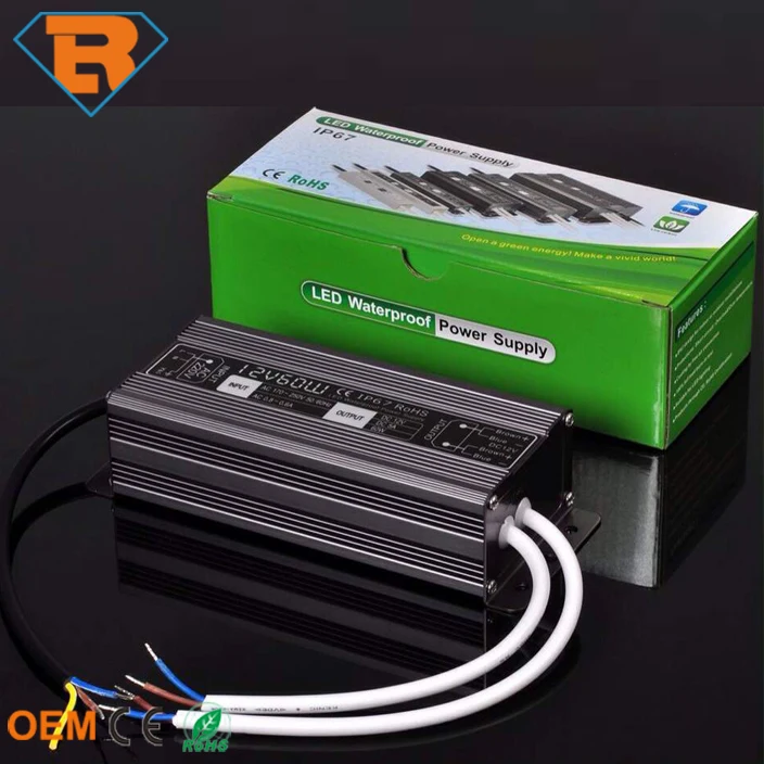 60W 20W 30W 40W 50W 80W 100W 150W 200W 250W 300W DC12V Waterproof Driver LED Power Supply