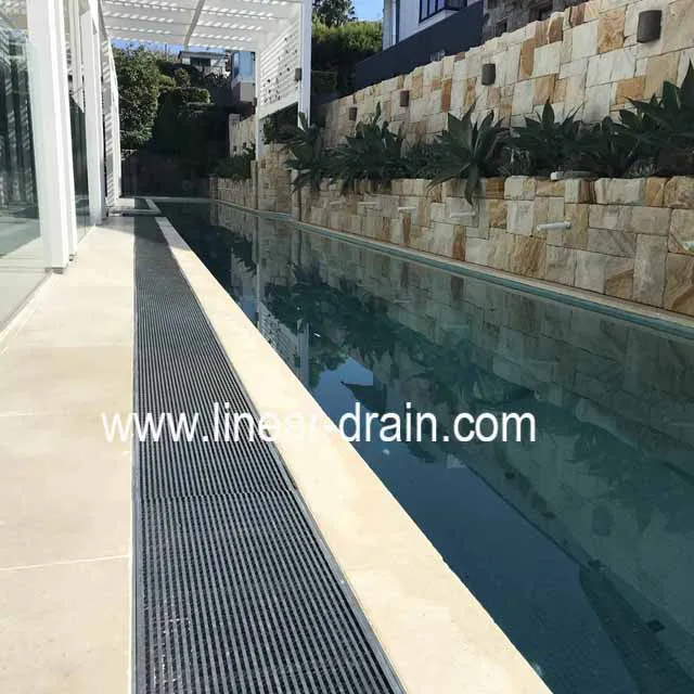 stainless steel bathroom channel drains/ pool drain cover/floor drain cover plate(experienced manufactory)