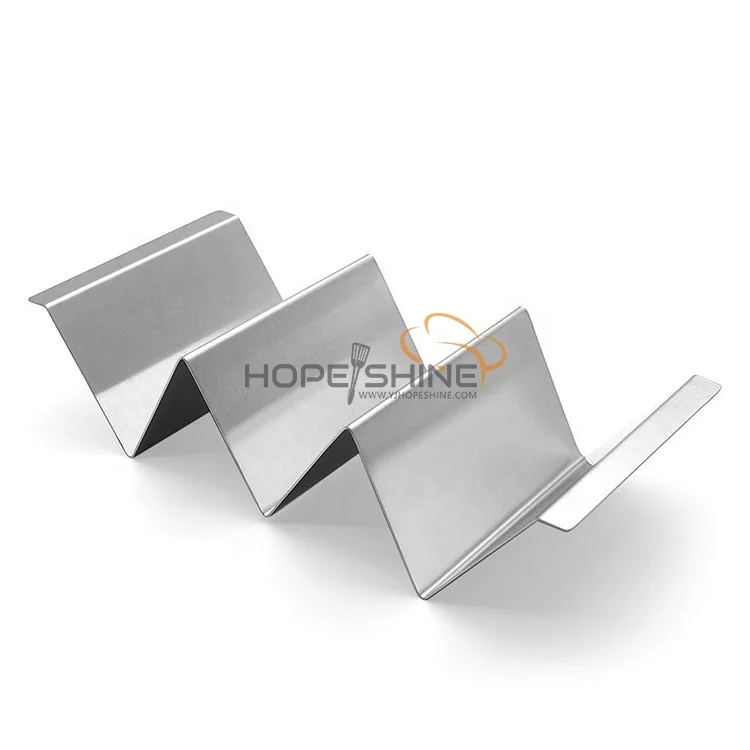 Stainless steel mexican food taco holder stainless steel taco stand holder