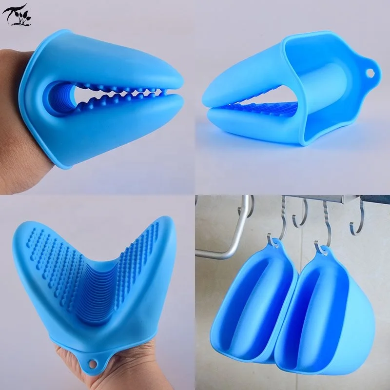 
Heat Resistant Cooking Pinch Grips Gloves Silicone Mini Oven Mitts 