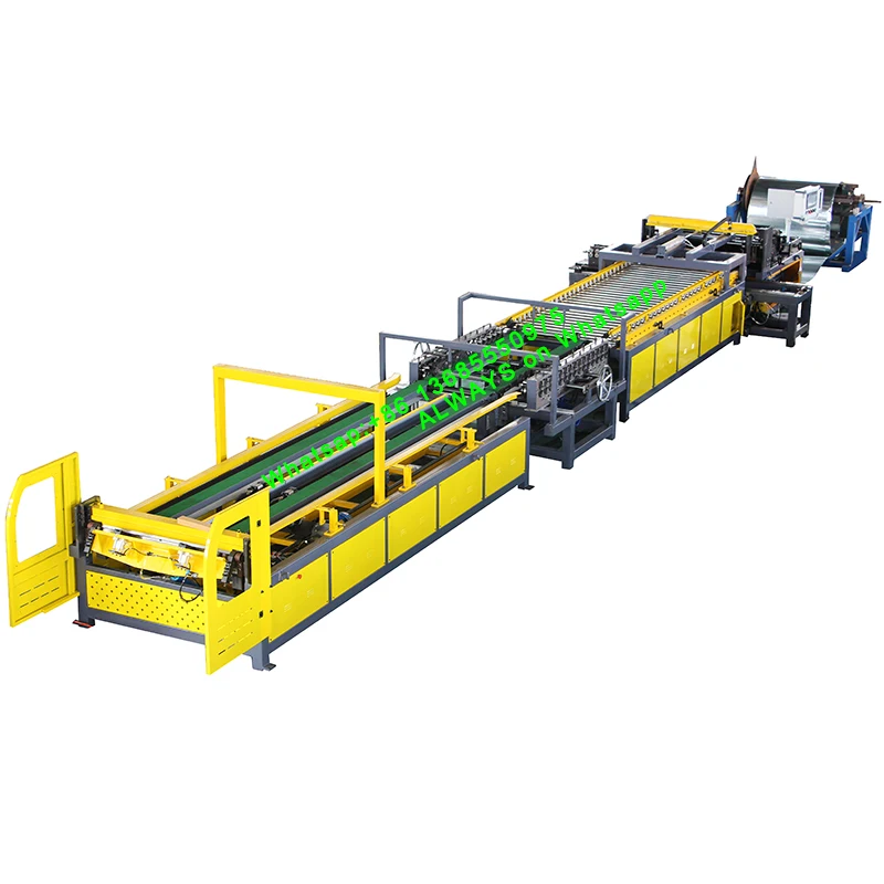 1.2mm Auto hvac duct line 5 air pipe making machine