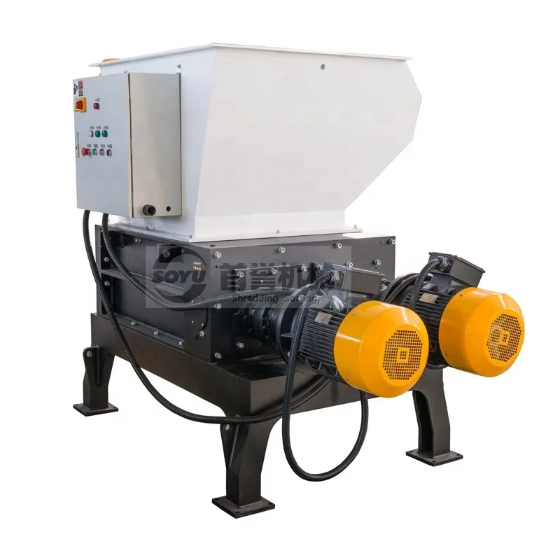 Multifunctional Four Shaft Crusher  For waste/barrel/metal/plastic/glass