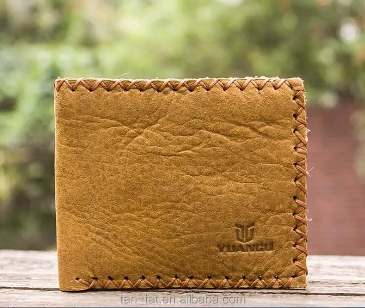 Genuine leather wallets for men by hand made