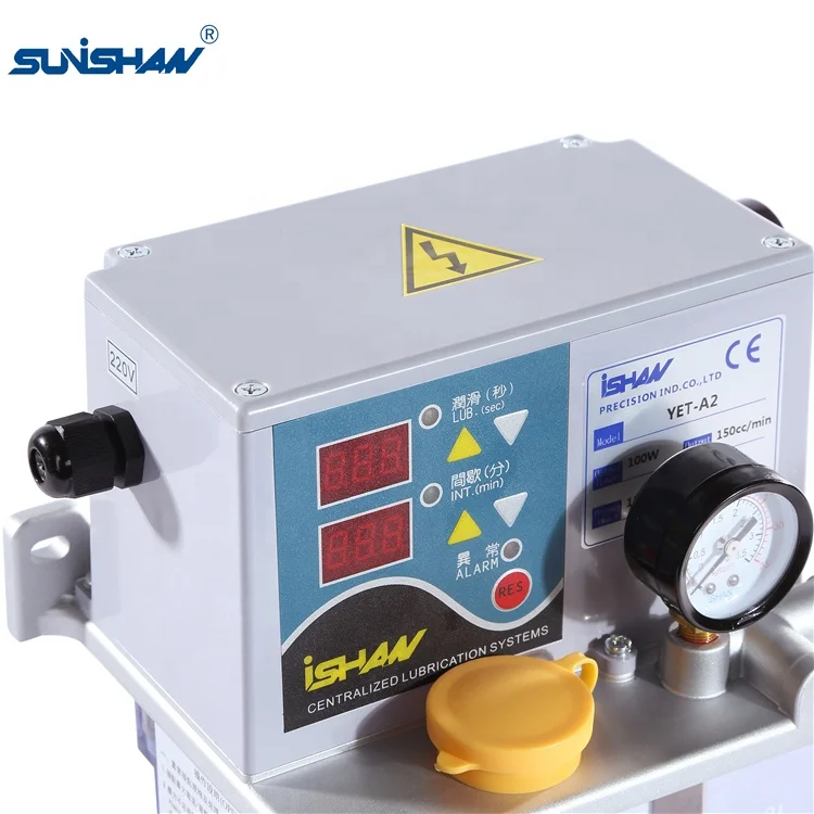 YET-A2 thin oil volumetric OEM CE 2L 3L 4L thin oil 110V 220V lubricator oiler oil machine iSHAN SUNISHAN
